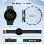 Smart Watches for Men Women Android iOS Phones Touchscreen Waterproof  Waterproof Blood Pressure Heart Rate Step Sport Pedometer