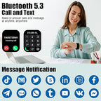 Smart Watch for Men Women (Answer/Make Call), 1.96" HD Fitness Tracker Running Watch